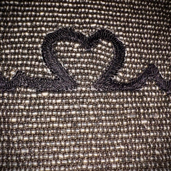 Mary Frances Black and Silver Beaded Clutch - Picture 4 of 4